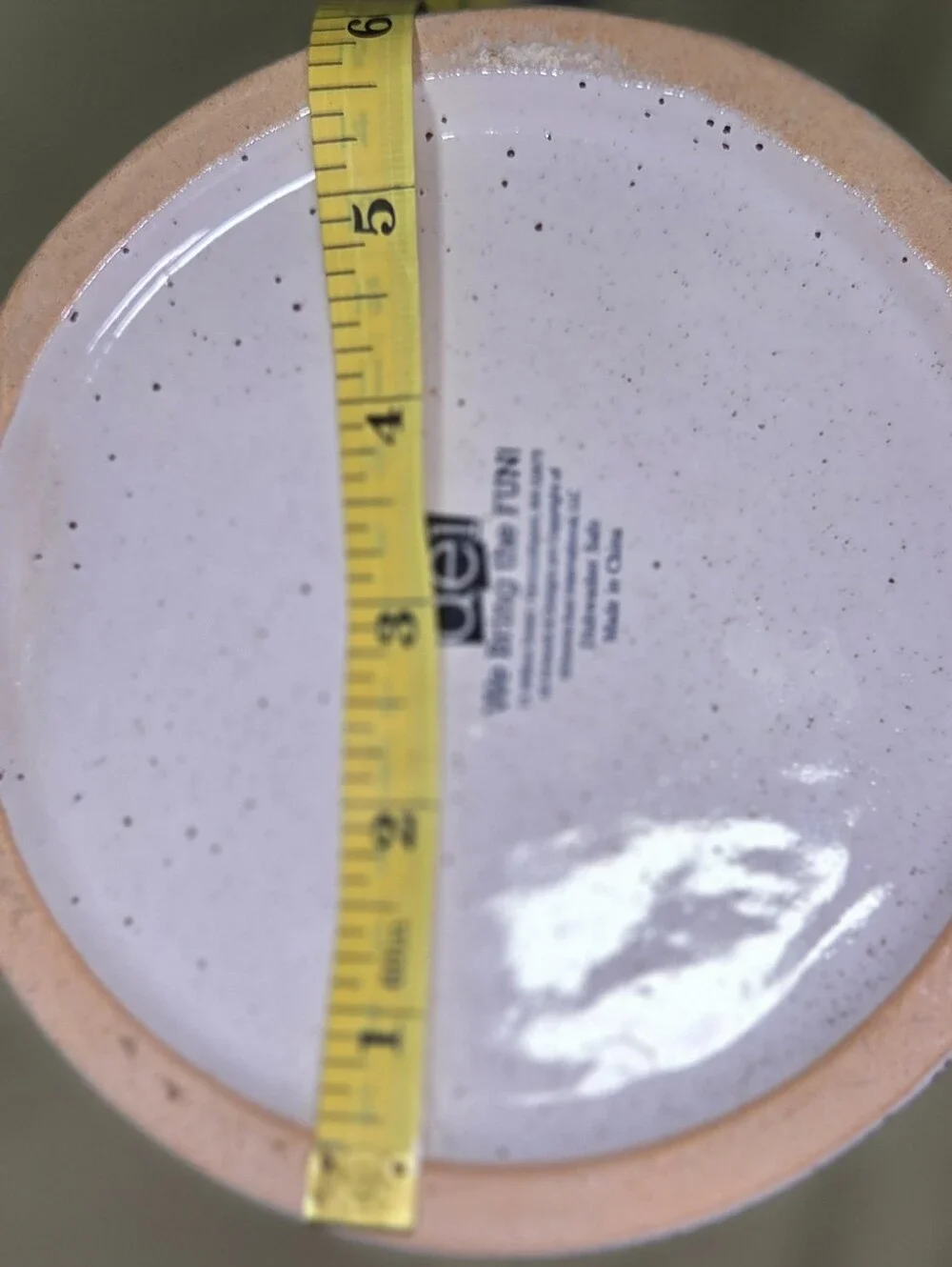 Set of 3 White Speckled Ceramic Canisters w/ Galvanized Metal Lids Farmhouse Kit
